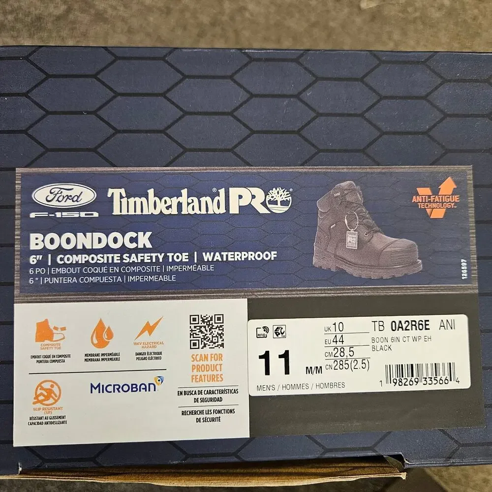 TIMBERLAND PRO MEN'S 11 FORD F-150 WORK BOOTS MISSING TAG NIB TB0A2R6EANI